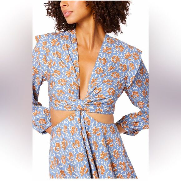 NEW Joie Maeve Floral Cutout Long Sleeve
Minidress Floral Blue Dress Size 8 - Picture 2 of 15